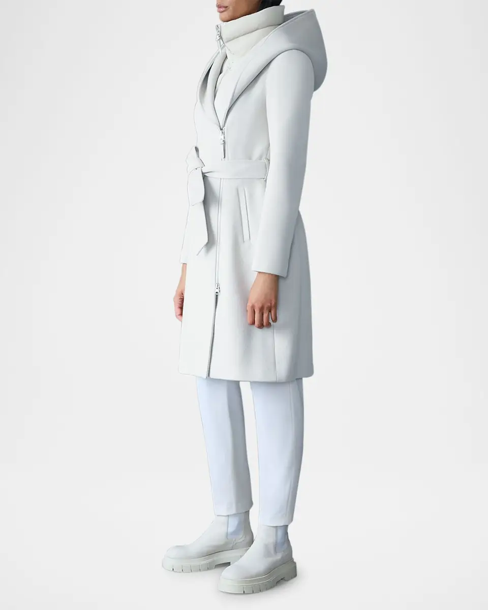 Mackage Shia 2-in-1 Double-Face Wool Coat with Removable Bib | Thumbnail 4 Mackage Shia 2-in-1 Double-Face Wool Coat with Removable Bib | Thumbnail 4