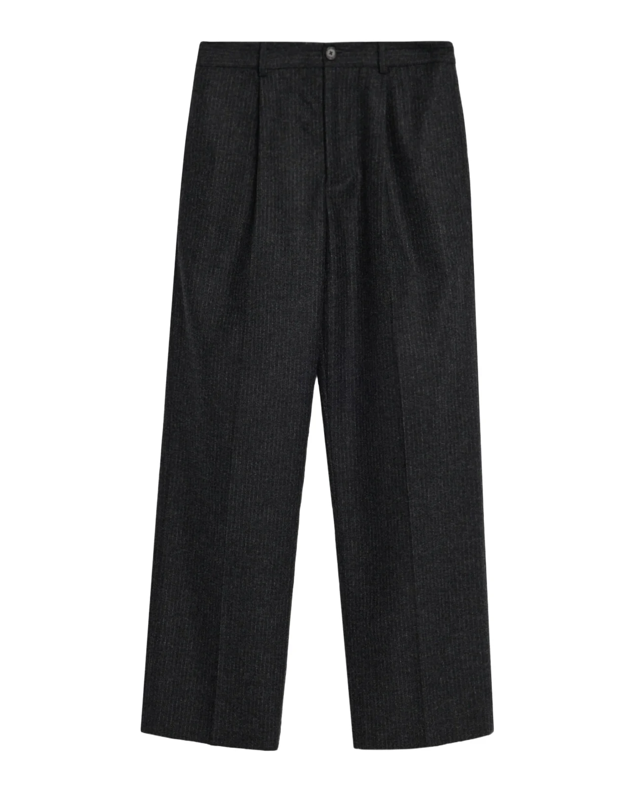 Men's Pinstripe Wide Leg Trousers Men's Pinstripe Wide Leg Trousers