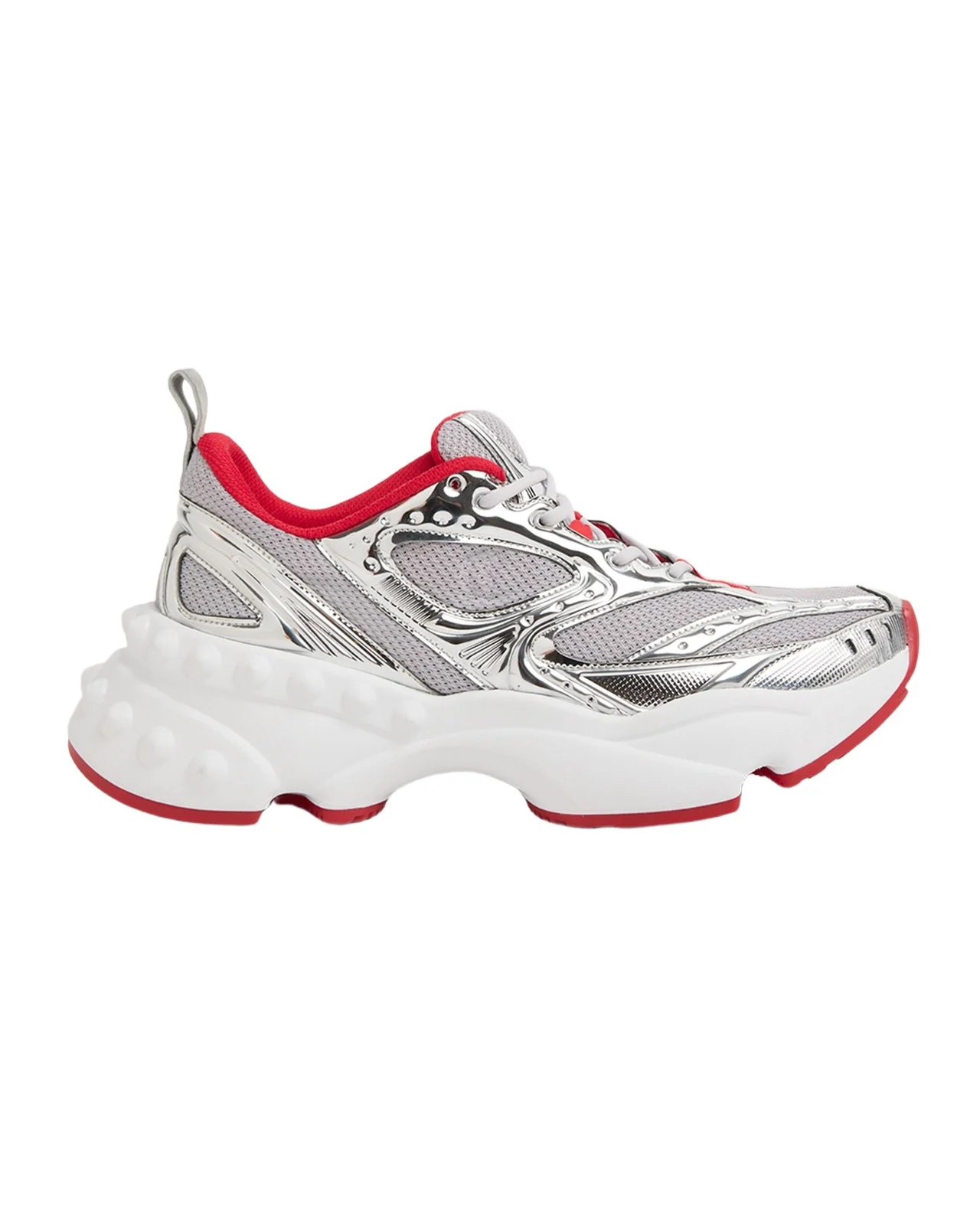 Men's So Flo Mesh & Metallic Leather Runner Sneakers Men's So Flo Mesh & Metallic Leather Runner Sneakers