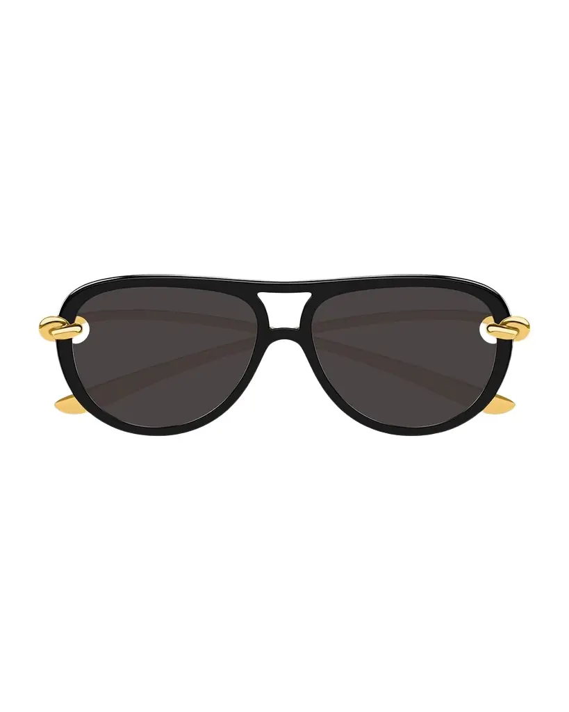 Knot 55mm Acetate & Metal Aviator Sunglasses