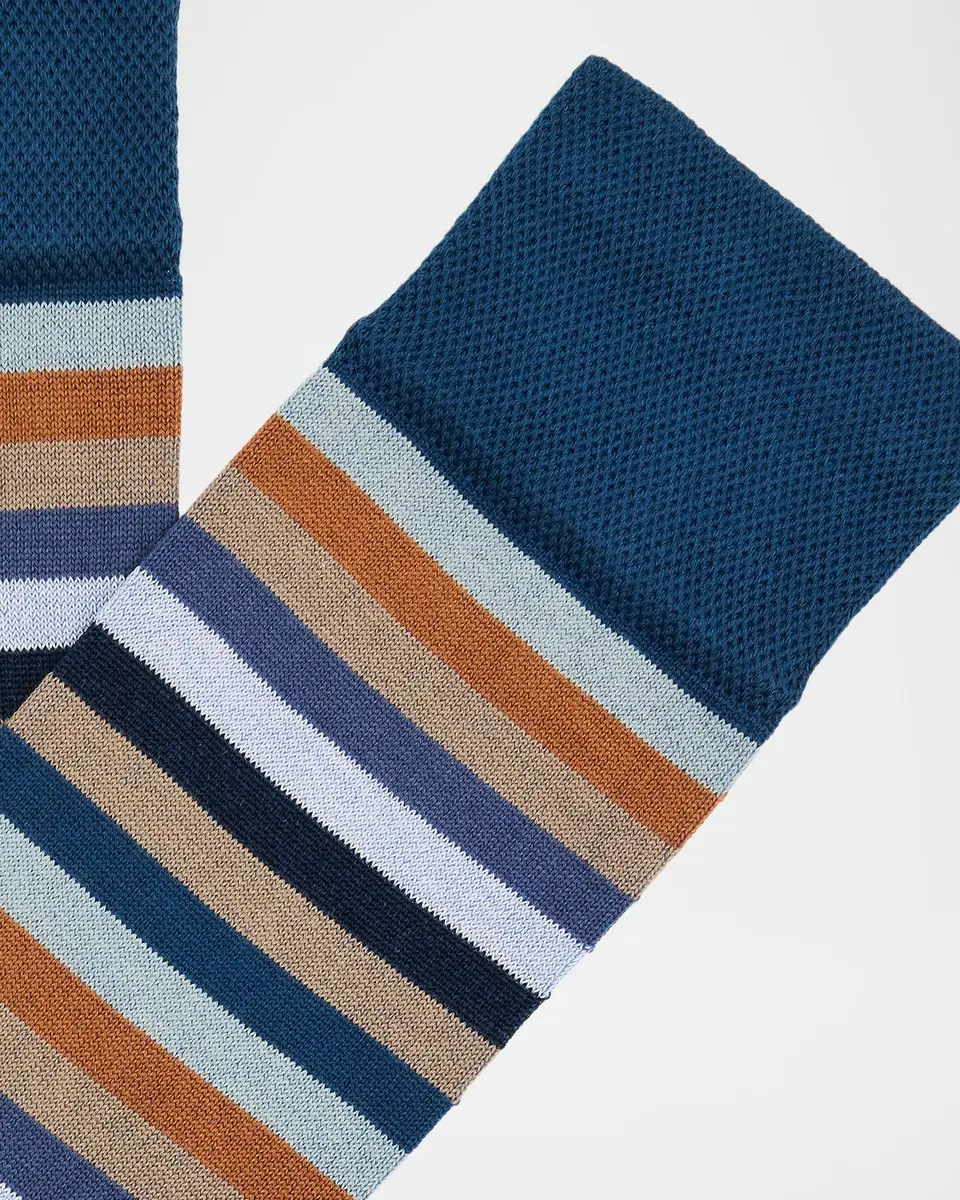 Marcoliani Men's 2-Pack Pima Cotton Crew Socks | Thumbnail 2