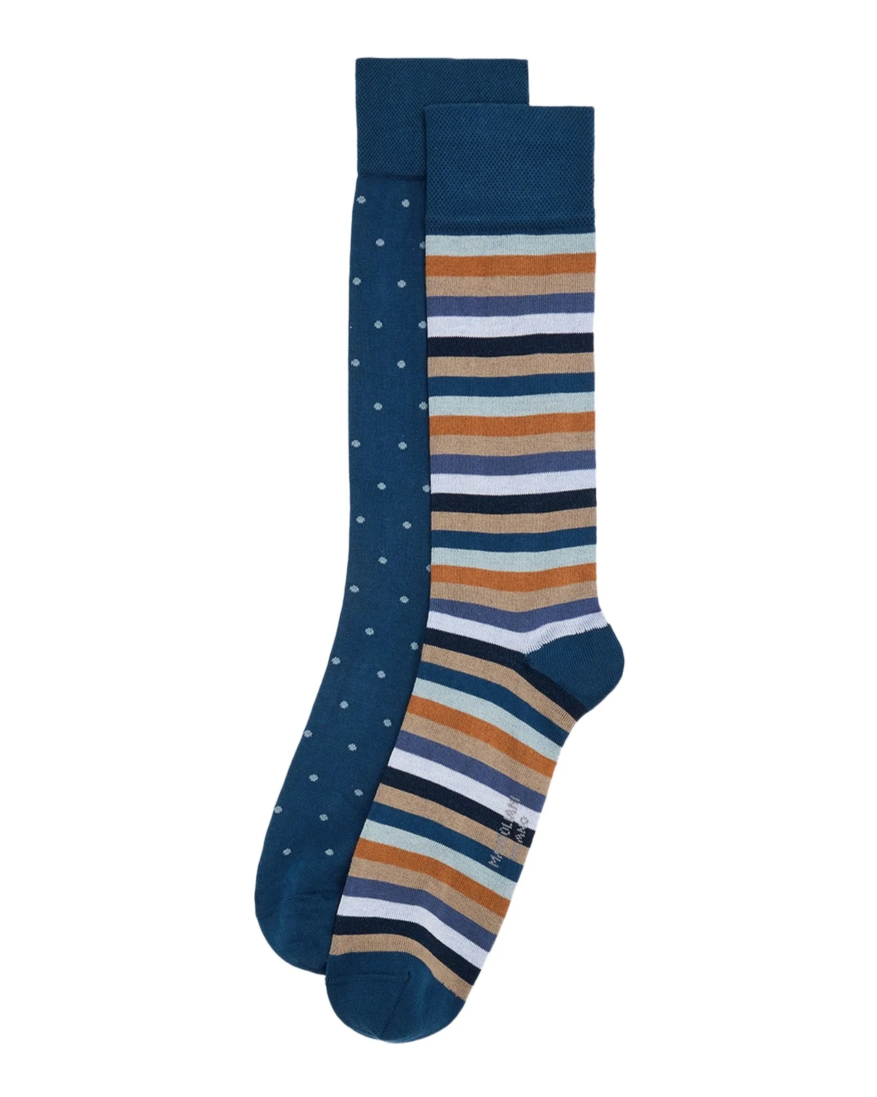 Marcoliani Men's 2-Pack Pima Cotton Crew Socks