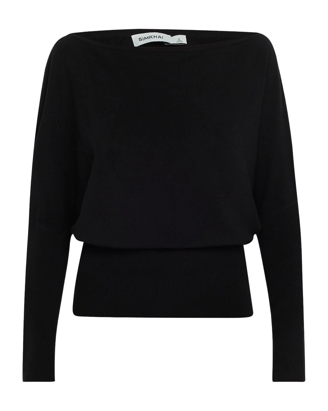 Lavina Draped Off-Shoulder Sweater