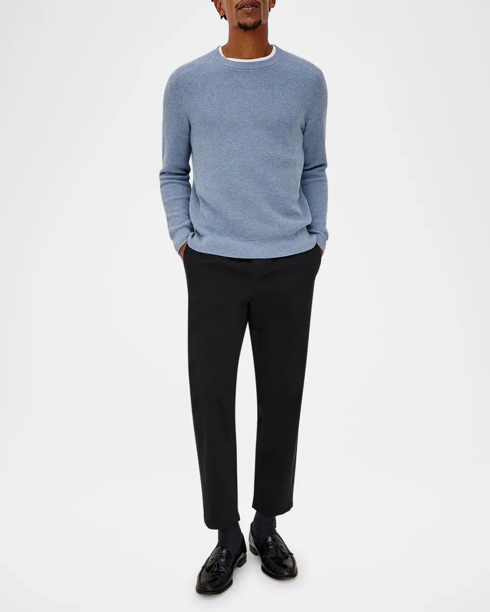 RAILS Men's Vann Texture Knit Crewneck Sweater | Thumbnail 2 RAILS Men's Vann Texture Knit Crewneck Sweater | Thumbnail 2