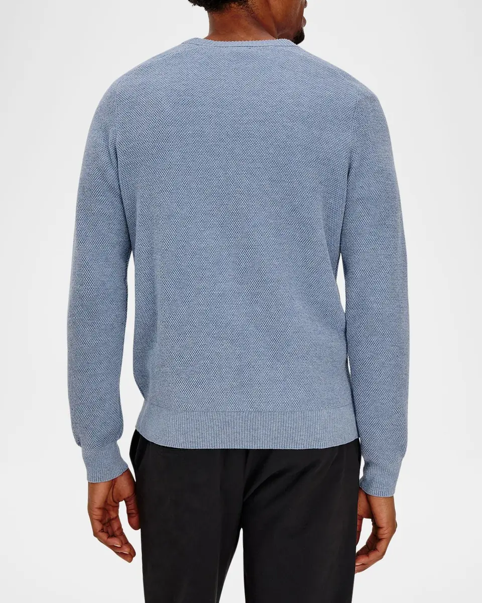 RAILS Men's Vann Texture Knit Crewneck Sweater | Thumbnail 3 RAILS Men's Vann Texture Knit Crewneck Sweater | Thumbnail 3