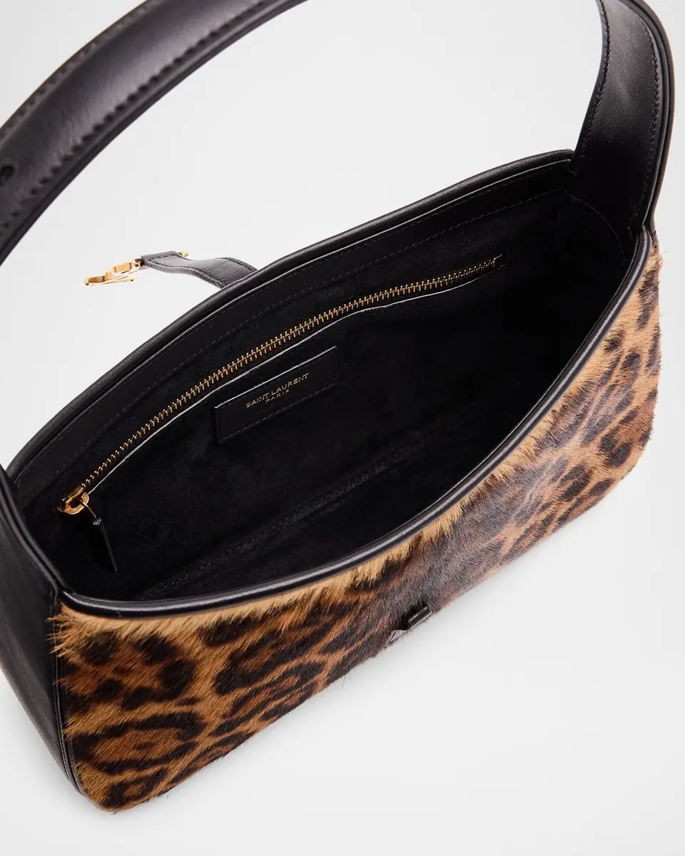 Saint Laurent Le 5 A 7 Shoulder Bag in Leopard-Print Calf Hair | Thumbnail 4 Saint Laurent Le 5 A 7 Shoulder Bag in Leopard-Print Calf Hair | Thumbnail 4