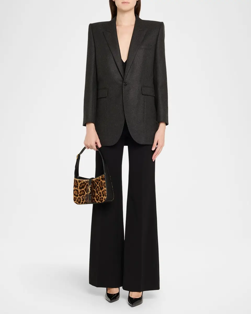 Saint Laurent Le 5 A 7 Shoulder Bag in Leopard-Print Calf Hair | Thumbnail 5 Saint Laurent Le 5 A 7 Shoulder Bag in Leopard-Print Calf Hair | Thumbnail 5