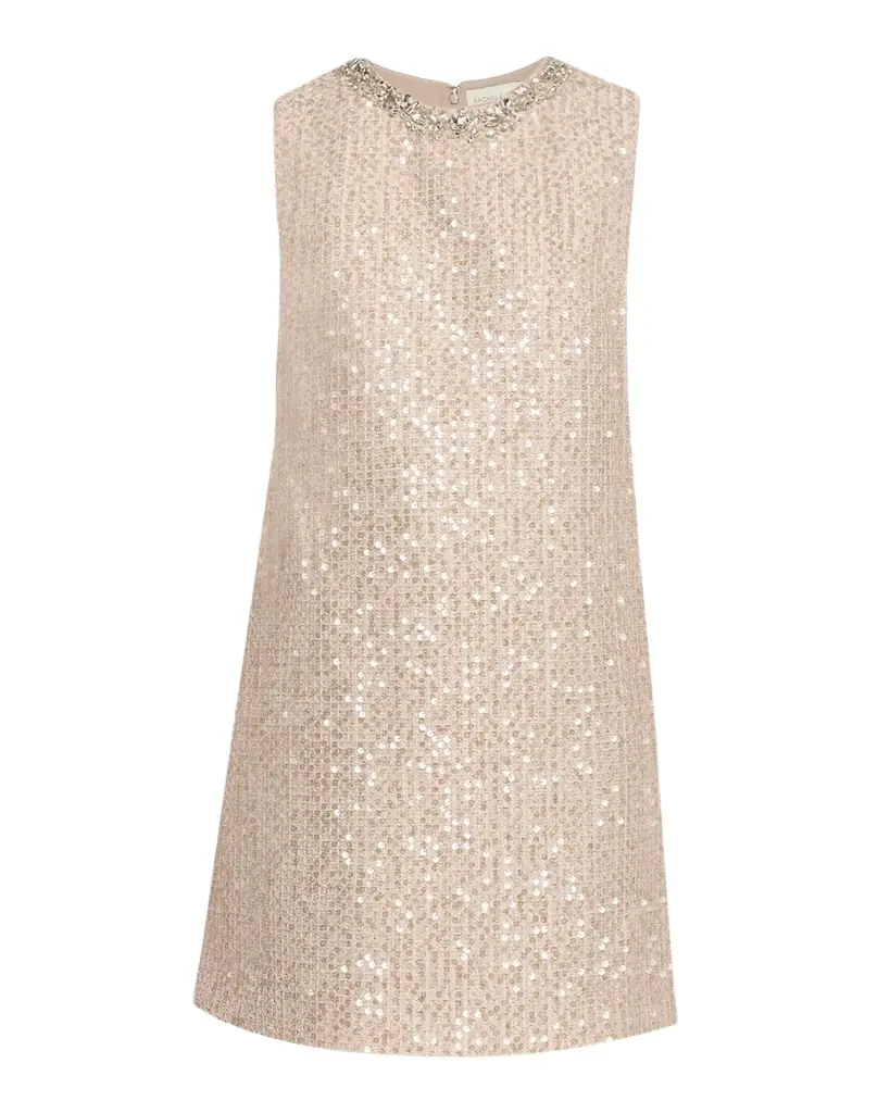 Sachin & Babi Uma Crystal-Embellished Sequin Mini Dress | Image 1 Sachin & Babi Uma Crystal-Embellished Sequin Mini Dress | Image 1