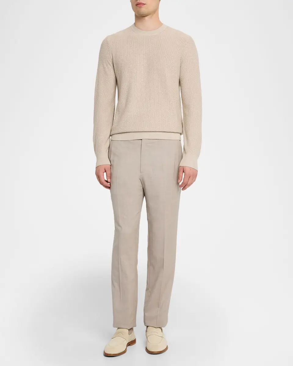 Vince Men's Geometric Jacquard Sweater | Thumbnail 2 Vince Men's Geometric Jacquard Sweater | Thumbnail 2