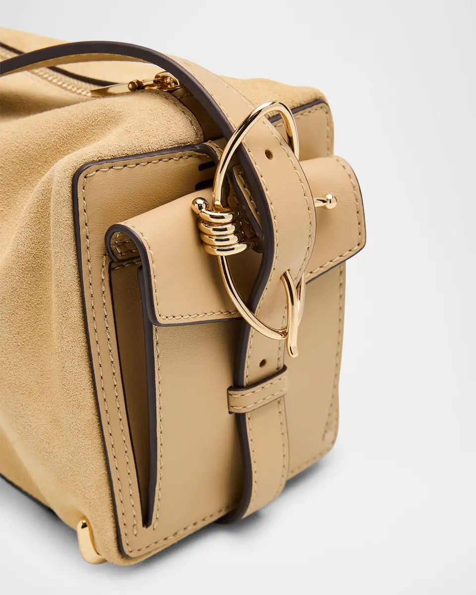 Cult Gaia Natasha Zip Suede & Leather Shoulder Bag | Thumbnail 4