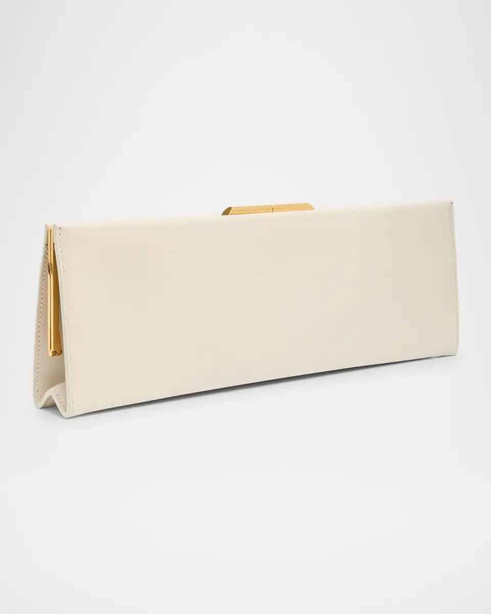 Saint Laurent Midnight Large Pochette Clutch Bag in Leather | Thumbnail 3 Saint Laurent Midnight Large Pochette Clutch Bag in Leather | Thumbnail 3