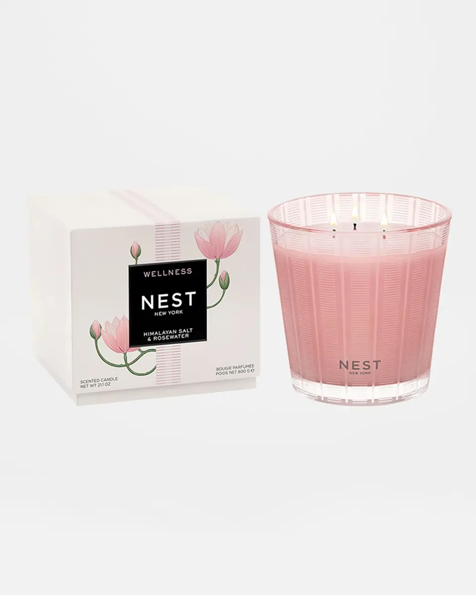NEST New York Himalayan Salt Rosewater 3 Wick Candle, 21.2 oz. | Thumbnail 2 NEST New York Himalayan Salt Rosewater 3 Wick Candle, 21.2 oz. | Thumbnail 2