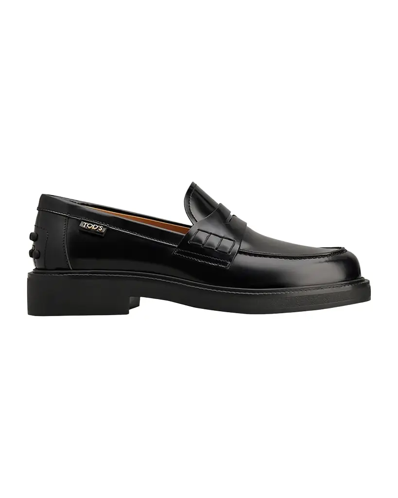 Tod's Gomma Leather Penny Loafers | Image 1 Tod's Gomma Leather Penny Loafers | Image 1