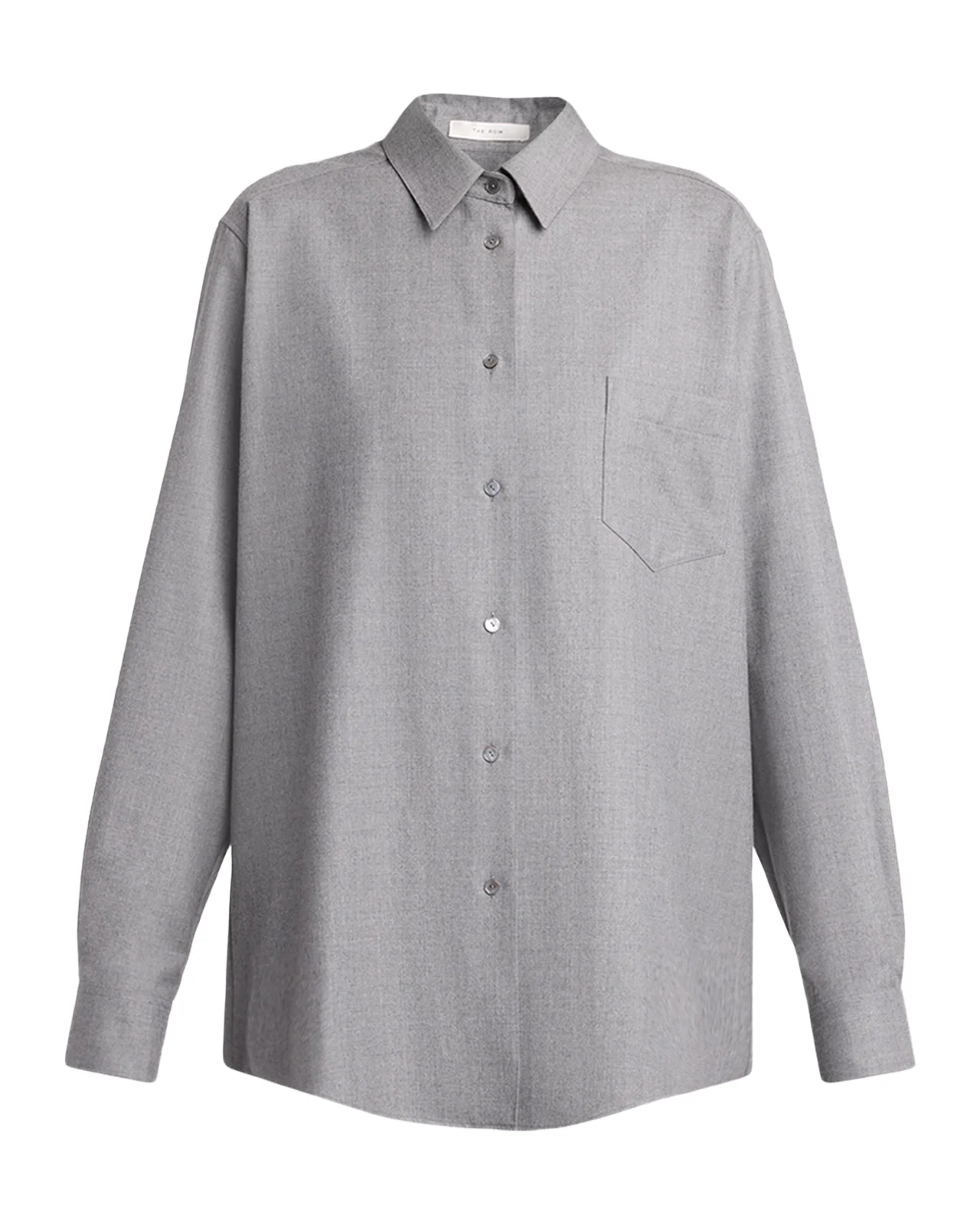The Row Pino Wool Button-Down Shirt