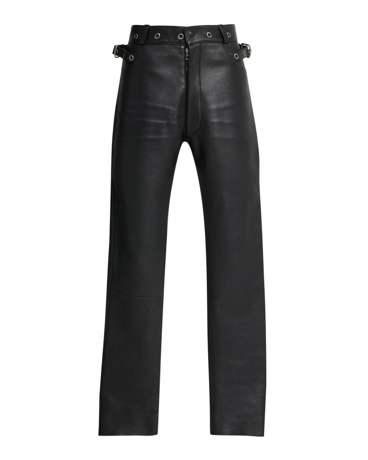Tom Ford Men's Slim Fit Grained Leather Biker Pants