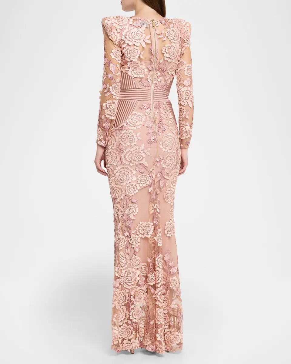 Zhivago The Beginning Floral Lace Gown | Thumbnail 3 Zhivago The Beginning Floral Lace Gown | Thumbnail 3