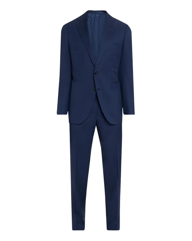 Cesare Attolini Men's Wool Chevron 130 Two-Piece Suit