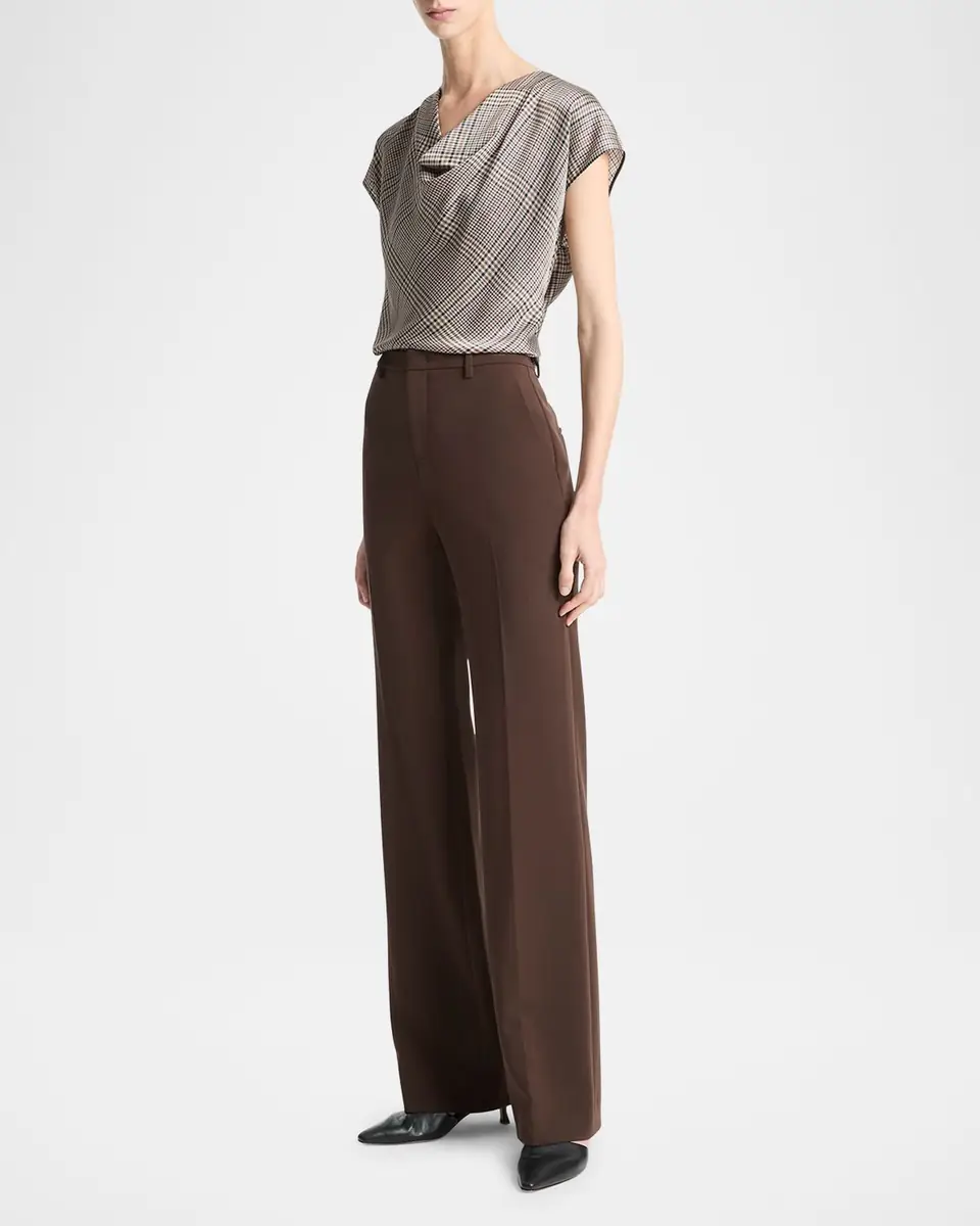 Vince Simone Mid-Rise Flare Pants | Thumbnail 2 Vince Simone Mid-Rise Flare Pants | Thumbnail 2