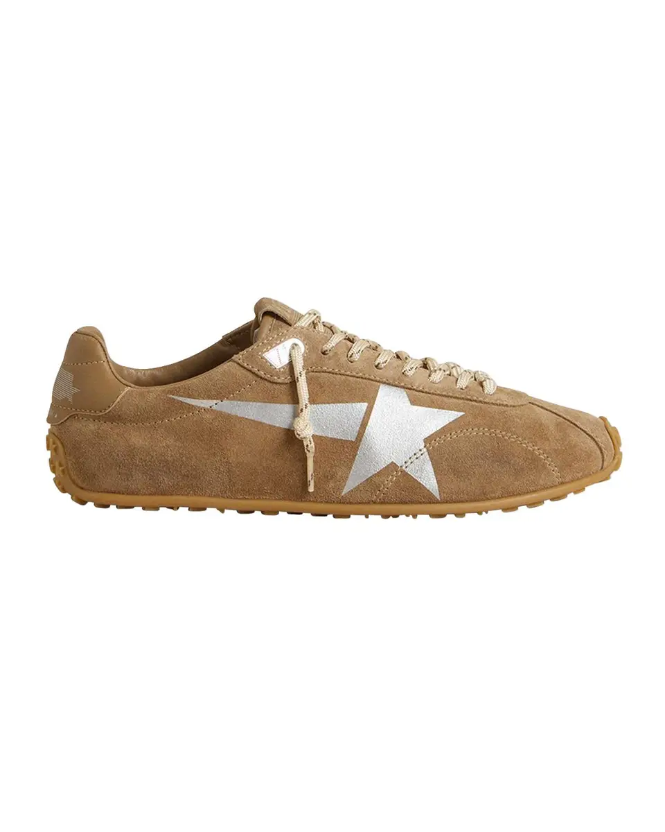 Golden Goose Men's Marathon Suede Low-Top Sneakers | Thumbnail 3 Golden Goose Men's Marathon Suede Low-Top Sneakers | Thumbnail 3