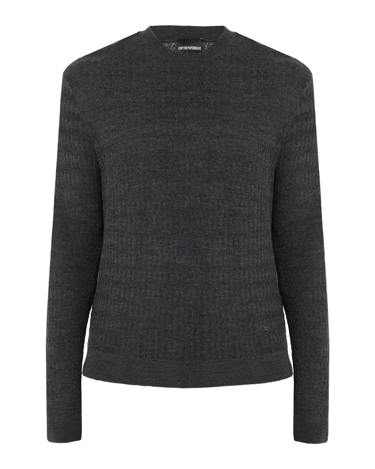 Men's Tonal Jacquard Slim-Fit Crewneck Sweater Men's Tonal Jacquard Slim-Fit Crewneck Sweater
