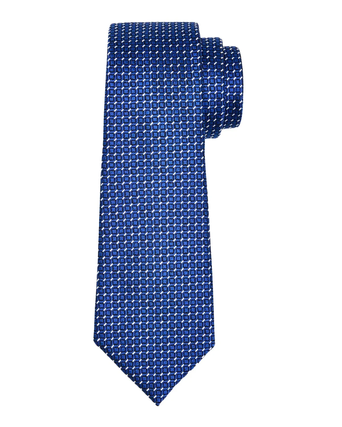 Men's Micro Dash Mulberry Silk Tie Men's Micro Dash Mulberry Silk Tie