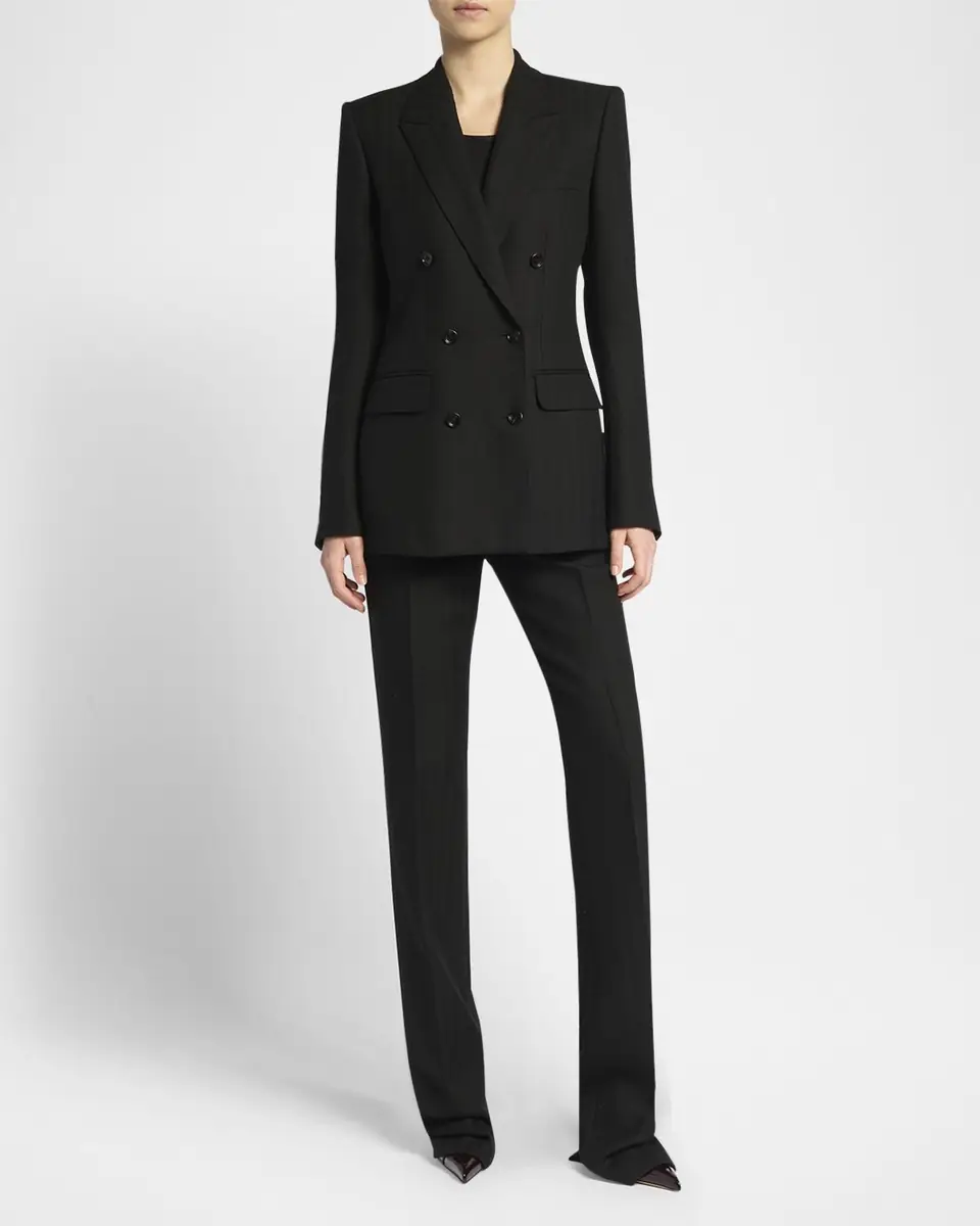 Tom Ford Herringbone Straight-Leg Trousers | Thumbnail 2 Tom Ford Herringbone Straight-Leg Trousers | Thumbnail 2