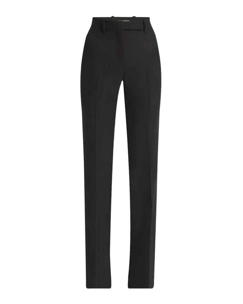 Tom Ford Herringbone Straight-Leg Trousers