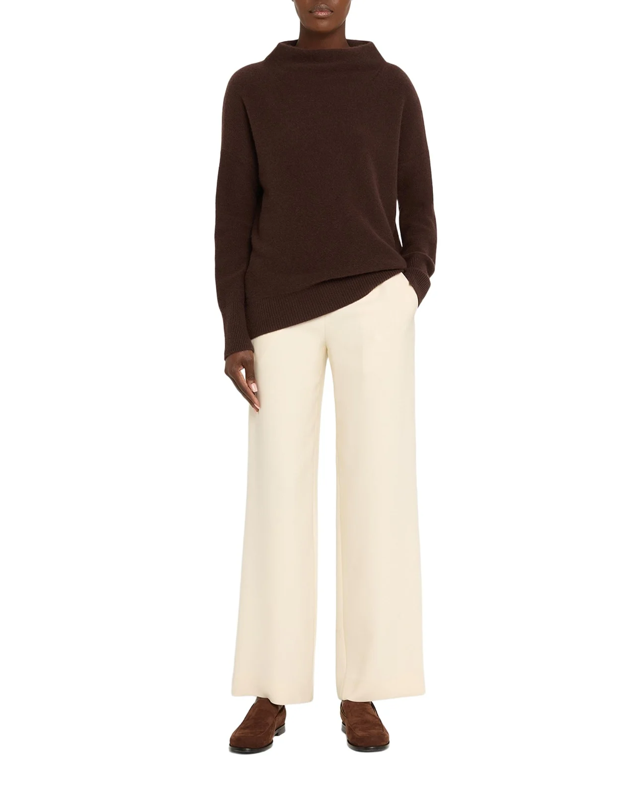 Vince Boiled Cashmere Turtleneck Pullover