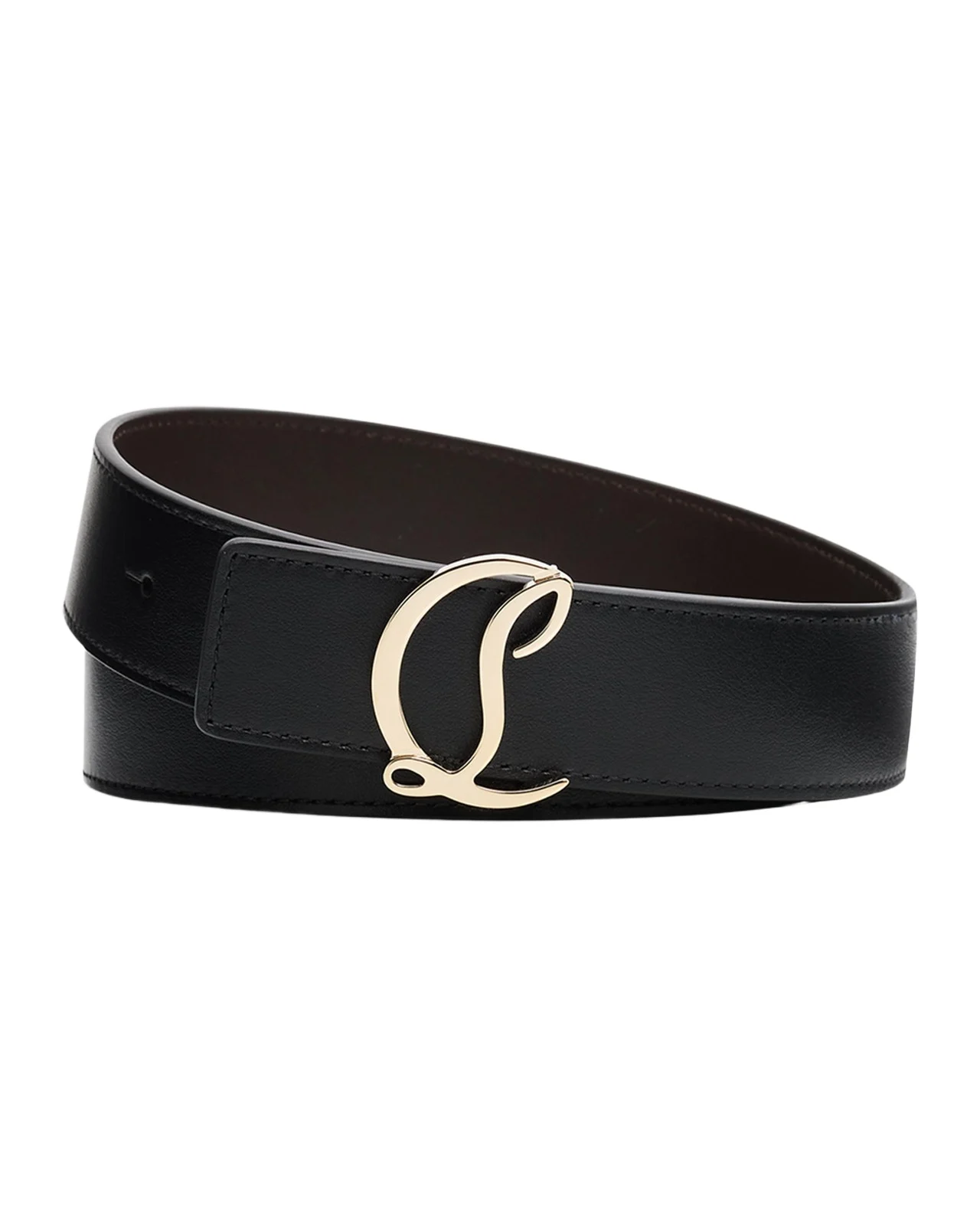 Men's Mooncrest-Buckle Reversible Leather Belt Men's Mooncrest-Buckle Reversible Leather Belt
