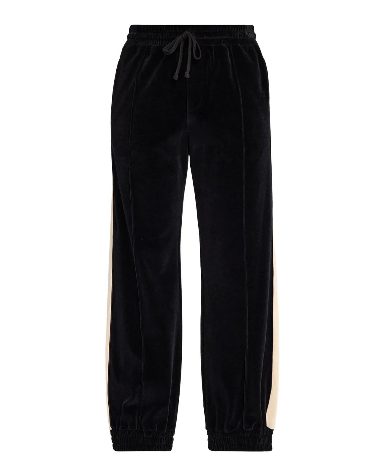 Men's Velvet Pintuck Stripe Sweatpants