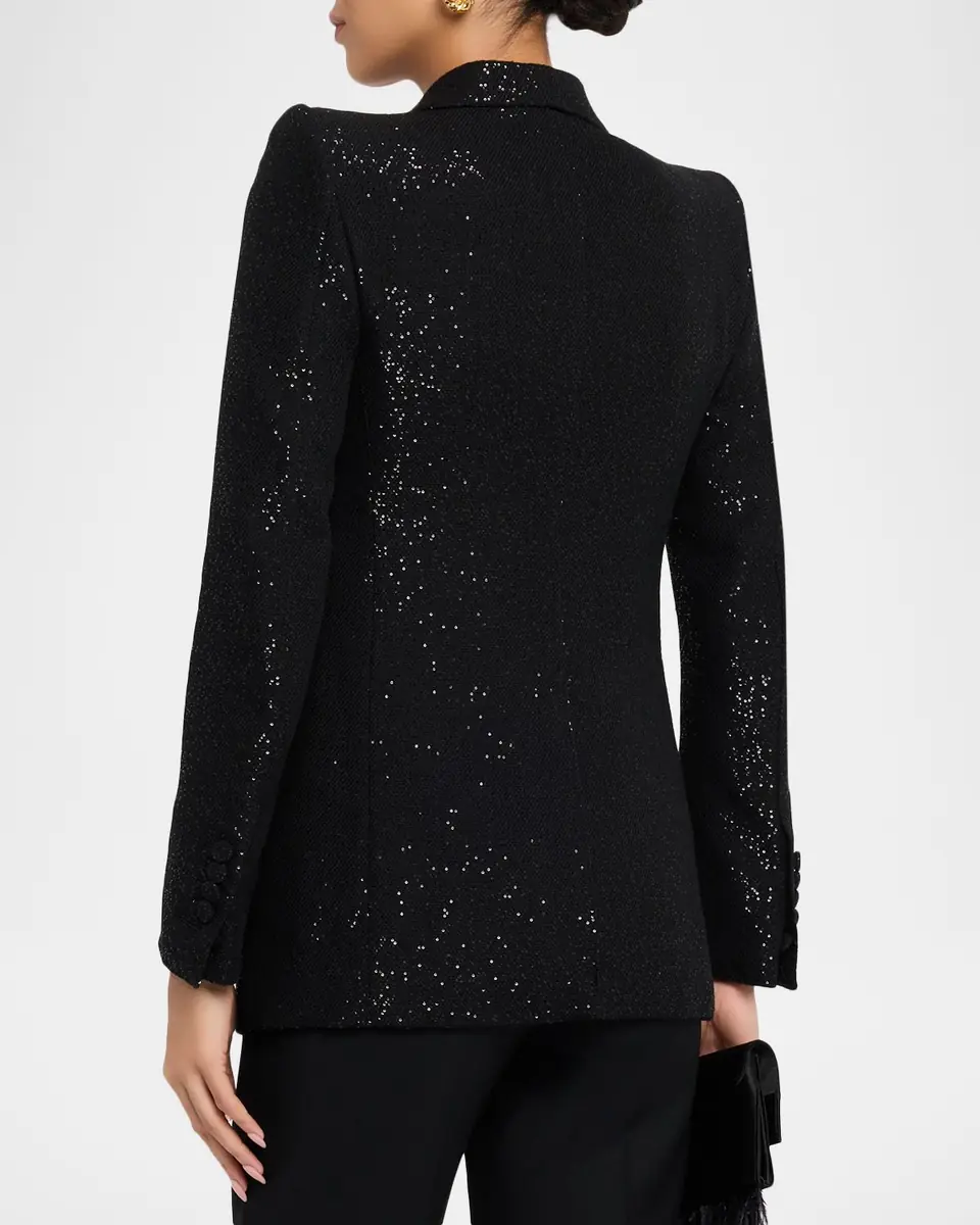 Tom Ford Sequined Single-Breasted Blazer Jacket | Thumbnail 2 Tom Ford Sequined Single-Breasted Blazer Jacket | Thumbnail 2