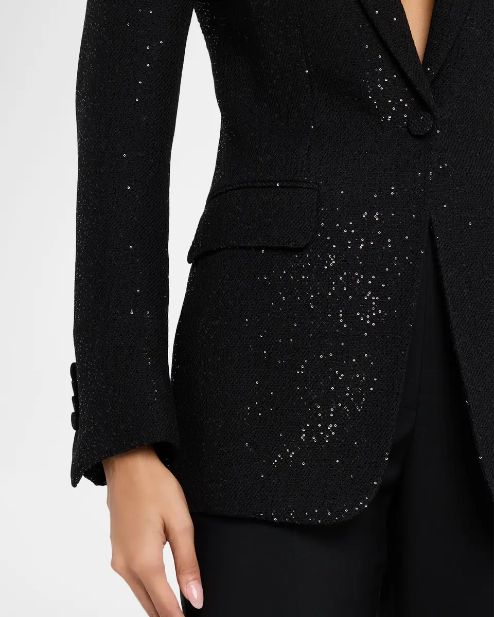 Tom Ford Sequined Single-Breasted Blazer Jacket | Thumbnail 5 Tom Ford Sequined Single-Breasted Blazer Jacket | Thumbnail 5