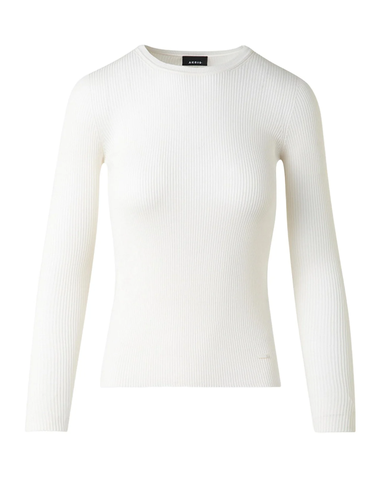Silk Cotton Rib Crewneck Sweater Silk Cotton Rib Crewneck Sweater