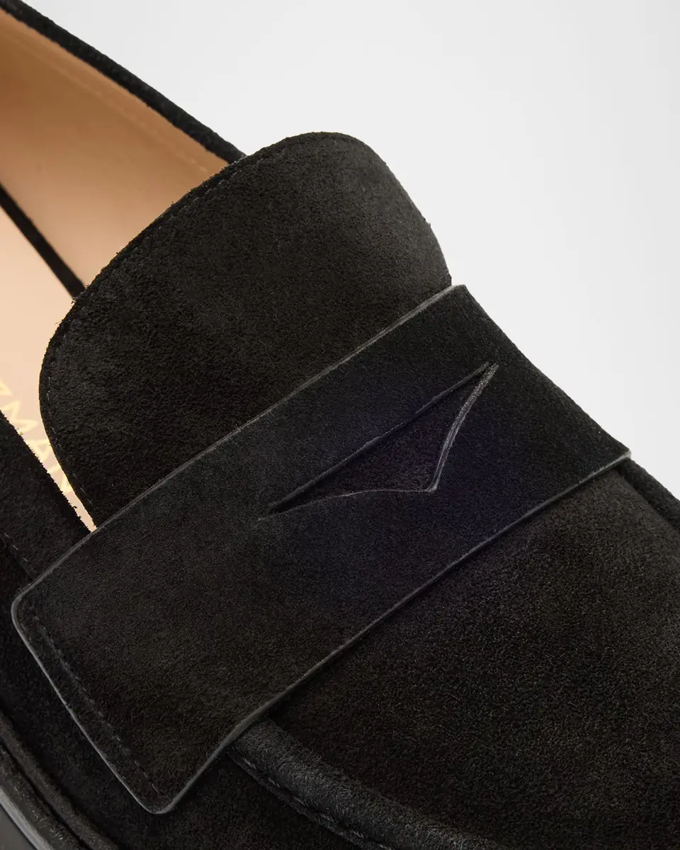 Stuart Weitzman Celia Lite Suede Penny Loafers | Thumbnail 5 Stuart Weitzman Celia Lite Suede Penny Loafers | Thumbnail 5