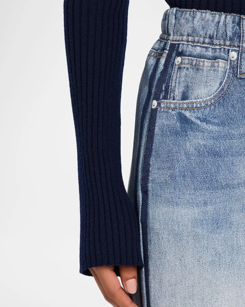 rag & bone rb Miramar Terry Wide-Leg Track Jeans | Thumbnail 5 rag & bone rb Miramar Terry Wide-Leg Track Jeans | Thumbnail 5