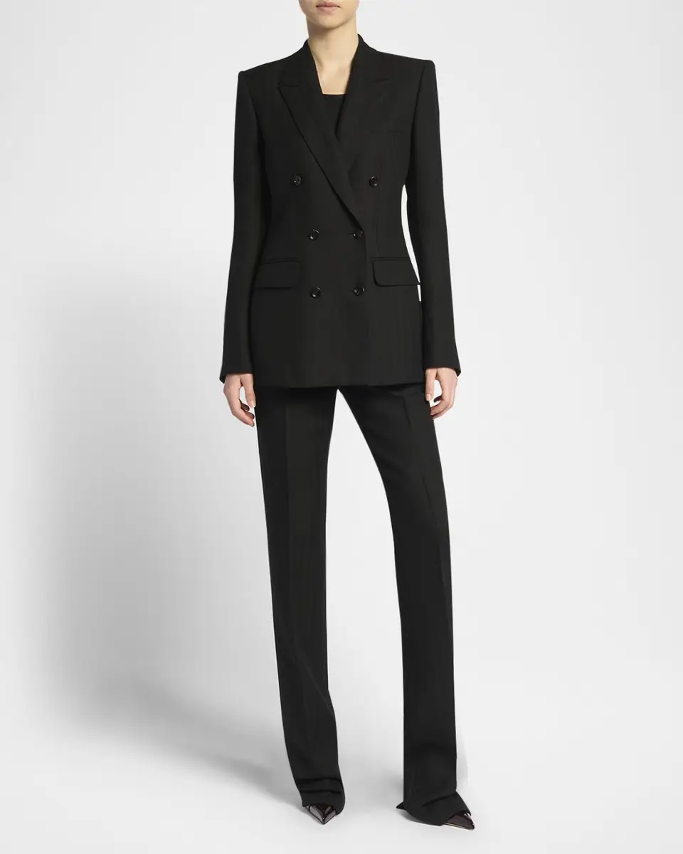 Tom Ford Herringbone Double-Breasted Blazer | Thumbnail 2 Tom Ford Herringbone Double-Breasted Blazer | Thumbnail 2