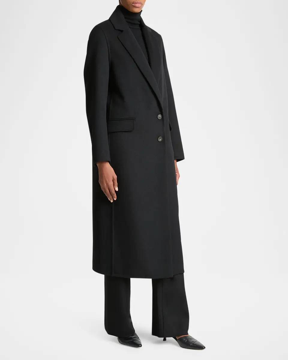 Vince Cashmere-Wool Single-Breasted Coat | Thumbnail 2 Vince Cashmere-Wool Single-Breasted Coat | Thumbnail 2
