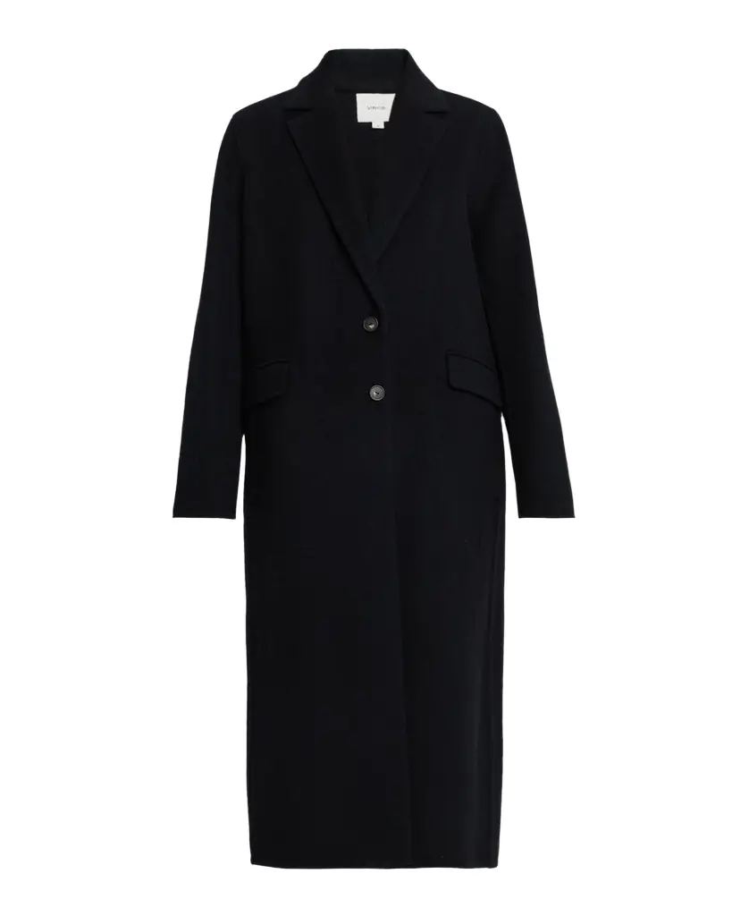 Vince Cashmere-Wool Single-Breasted Coat