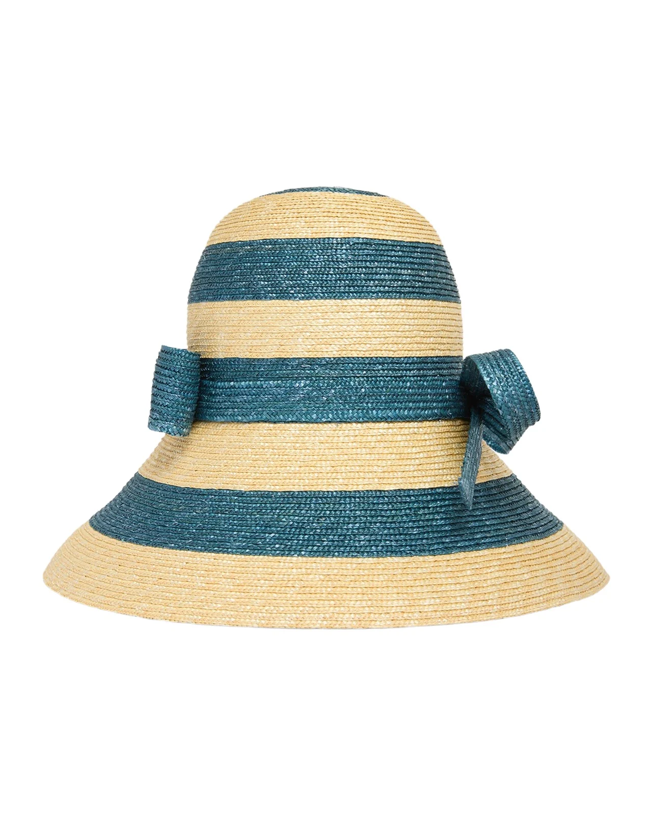 VLogo Signature Straw Cloche Hat