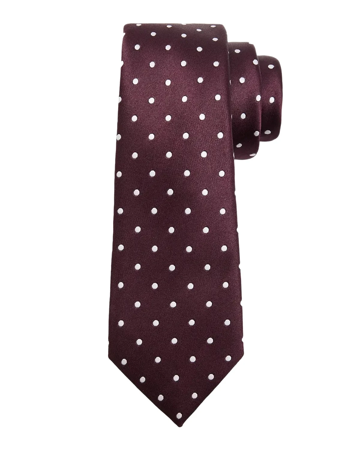 Men's Polka Dot Mulberry Silk Tie