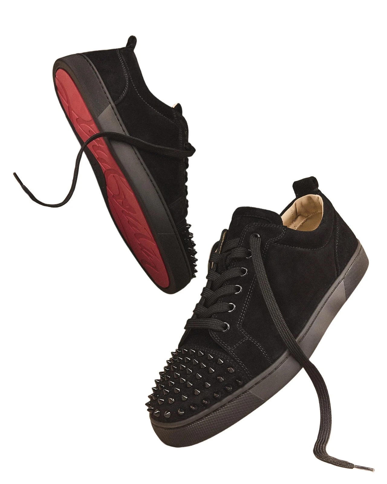Men's Louis Junior Spikes Leather Low-Top Sneakers Men's Louis Junior Spikes Leather Low-Top Sneakers