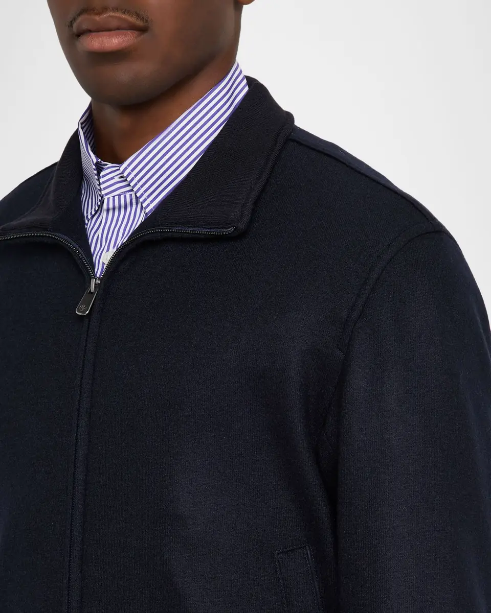 Ralph Lauren Purple Label Men's Felton Cashmere-Blend Flight Jacket | Thumbnail 5 Ralph Lauren Purple Label Men's Felton Cashmere-Blend Flight Jacket | Thumbnail 5