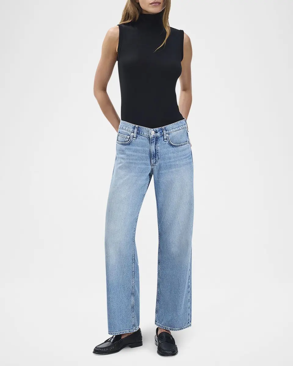 rag & bone Featherweight Cam Relaxed Straight Ankle Jeans | Thumbnail 2 rag & bone Featherweight Cam Relaxed Straight Ankle Jeans | Thumbnail 2