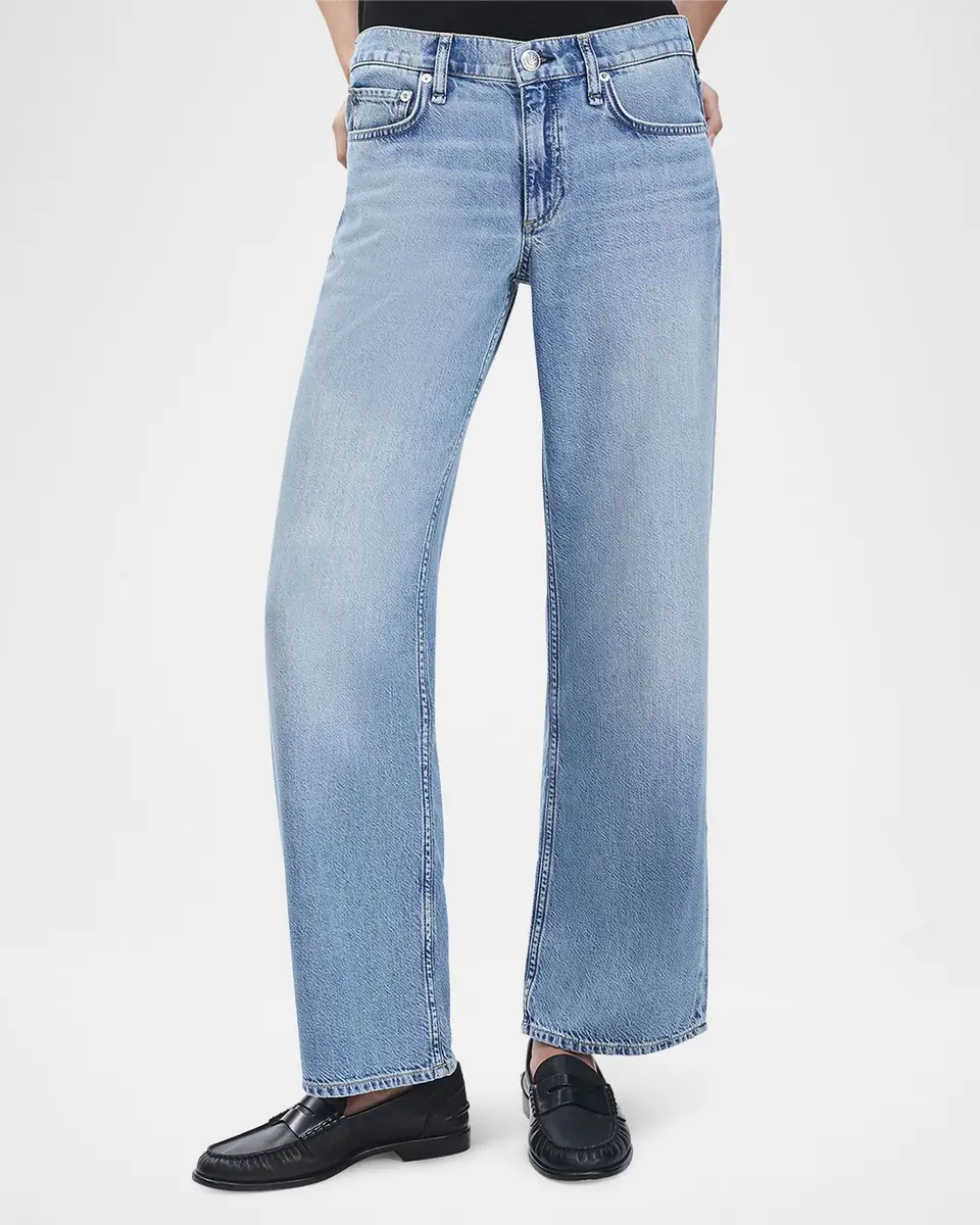 rag & bone Featherweight Cam Relaxed Straight Ankle Jeans | Thumbnail 4 rag & bone Featherweight Cam Relaxed Straight Ankle Jeans | Thumbnail 4