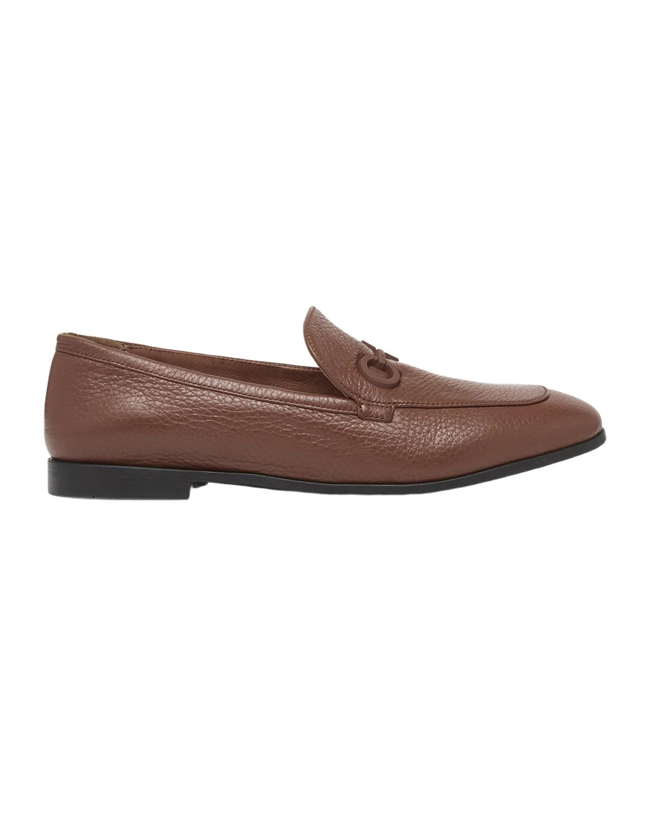 Soldy Hammered Deerskin Leather Loafers