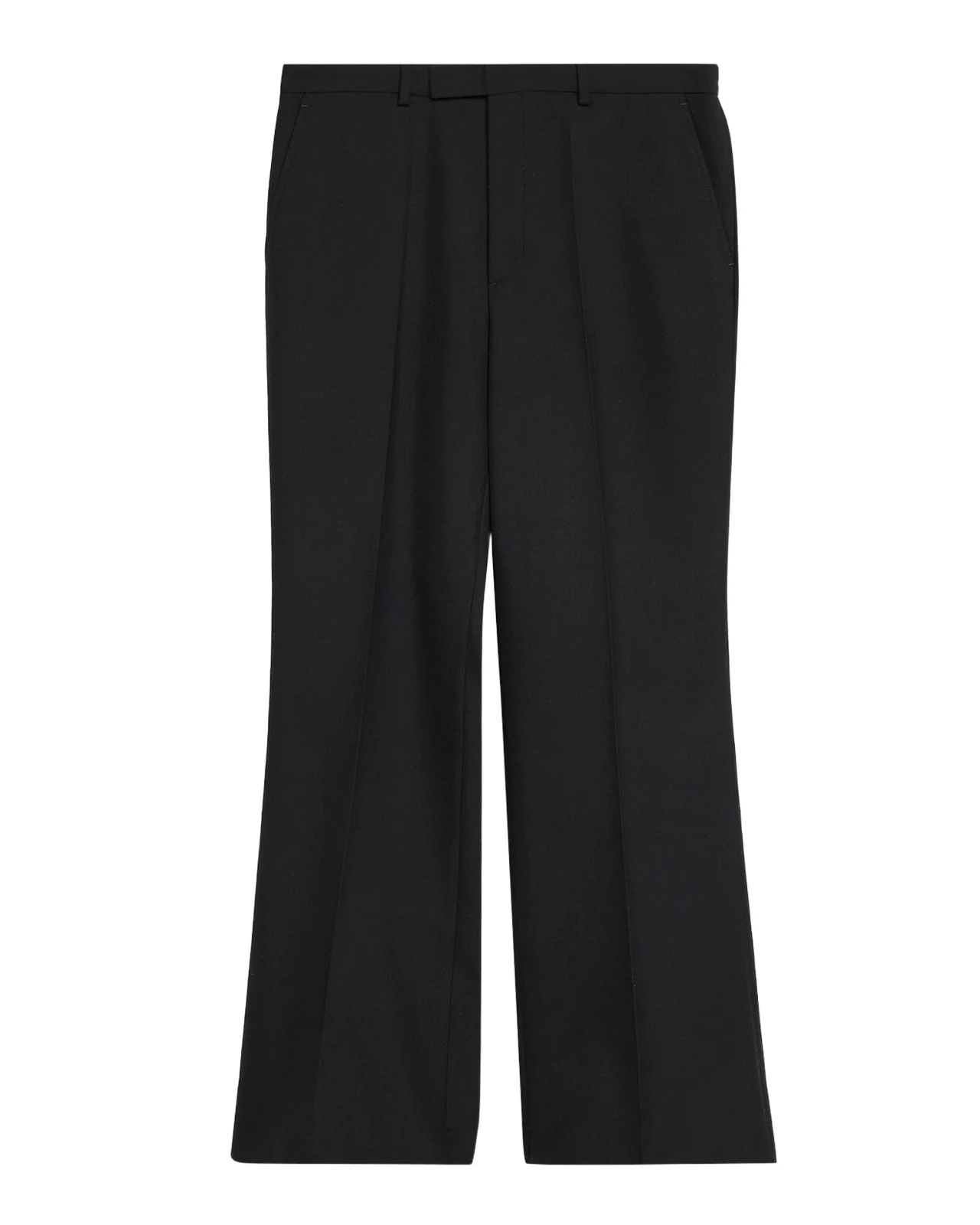 Men's Wool Blend Straight Leg Trousers Men's Wool Blend Straight Leg Trousers