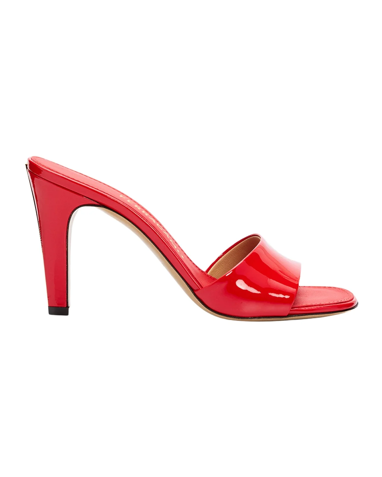 Ferragamo 95mm Tatiana Leather Mules