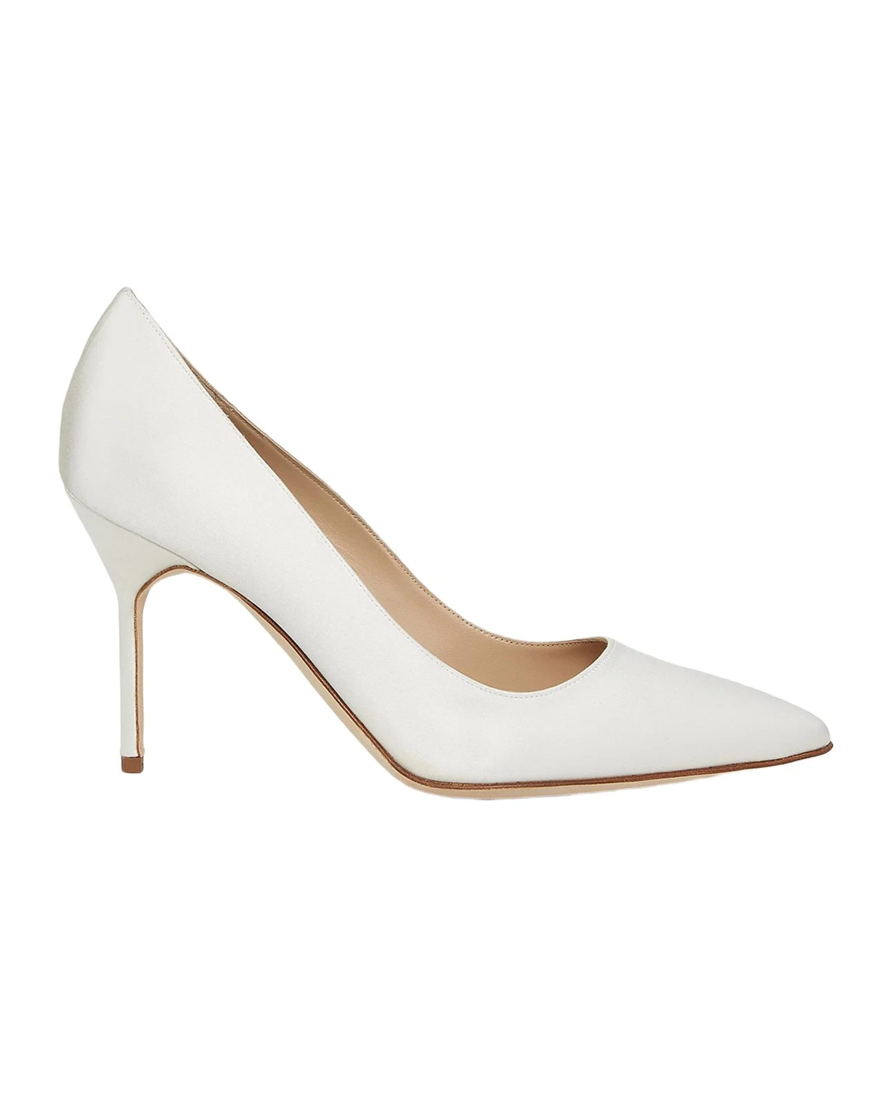 Manolo Blahnik BB 90mm Satin Pumps