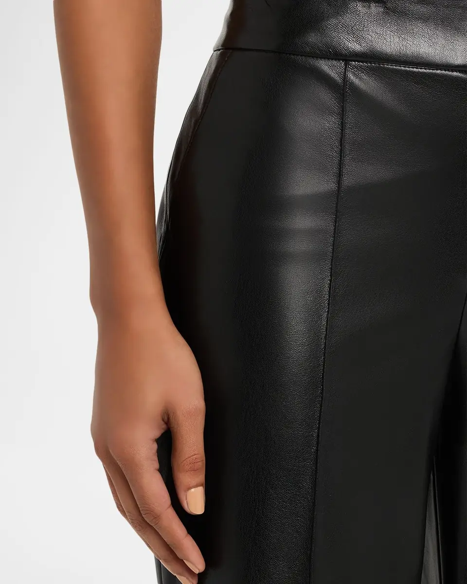 Alice + Olivia Dylan Vegan Leather Wide-Leg Pants | Thumbnail 5 Alice + Olivia Dylan Vegan Leather Wide-Leg Pants | Thumbnail 5