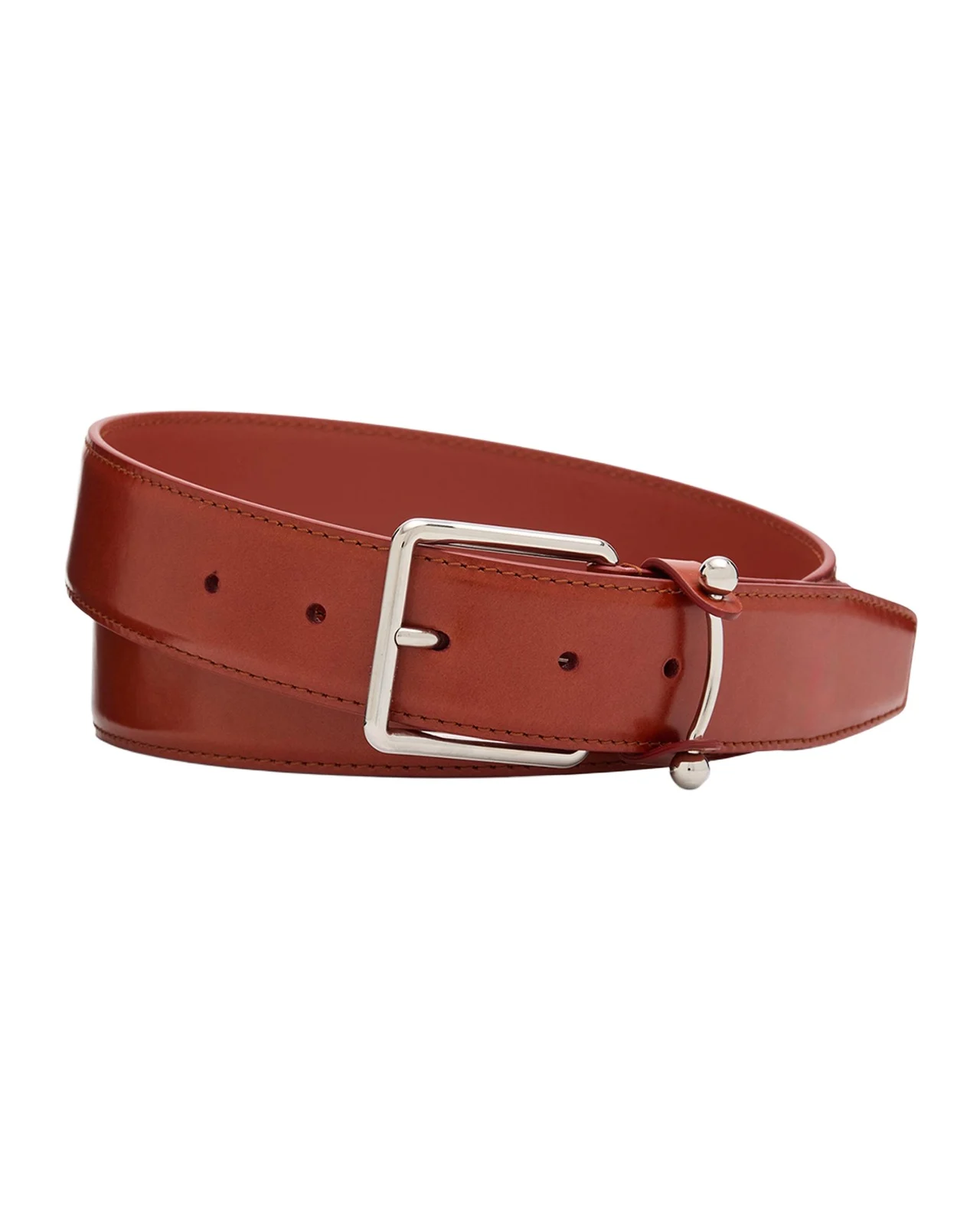 Christian Louboutin Men's Chambeliss Collar-Pin Smooth Leather Belt